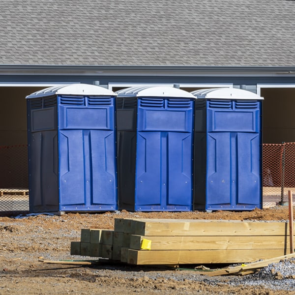 what is the cost difference between standard and deluxe porta potty rentals in Allensville